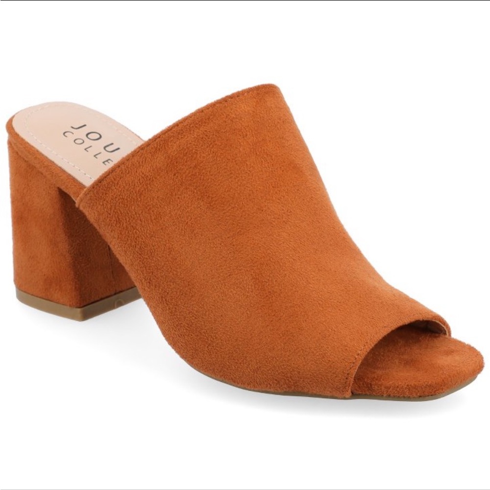 Journee Collection Womens Adelaide Peep Toe Block Heel Sandal